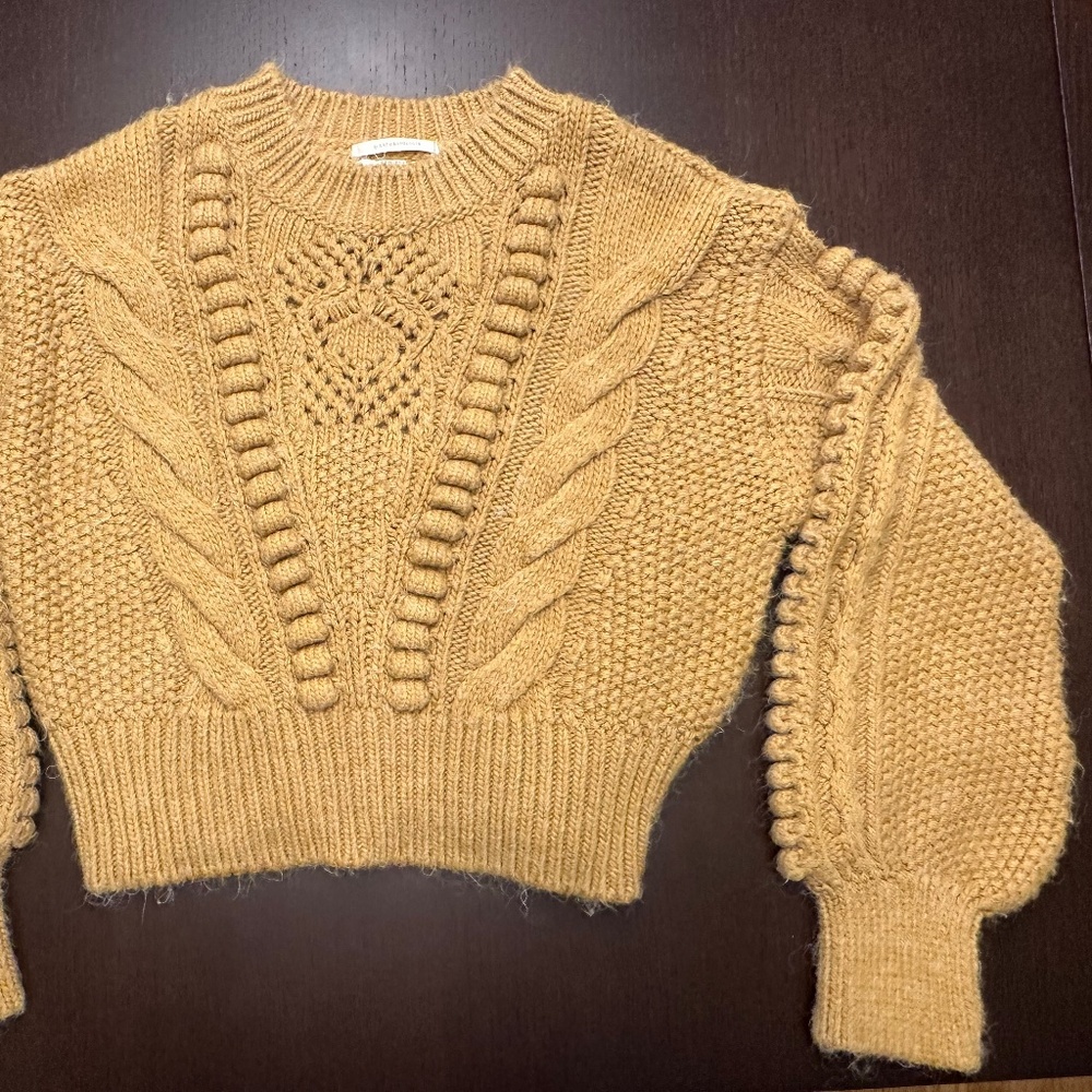 Cable knit sweater